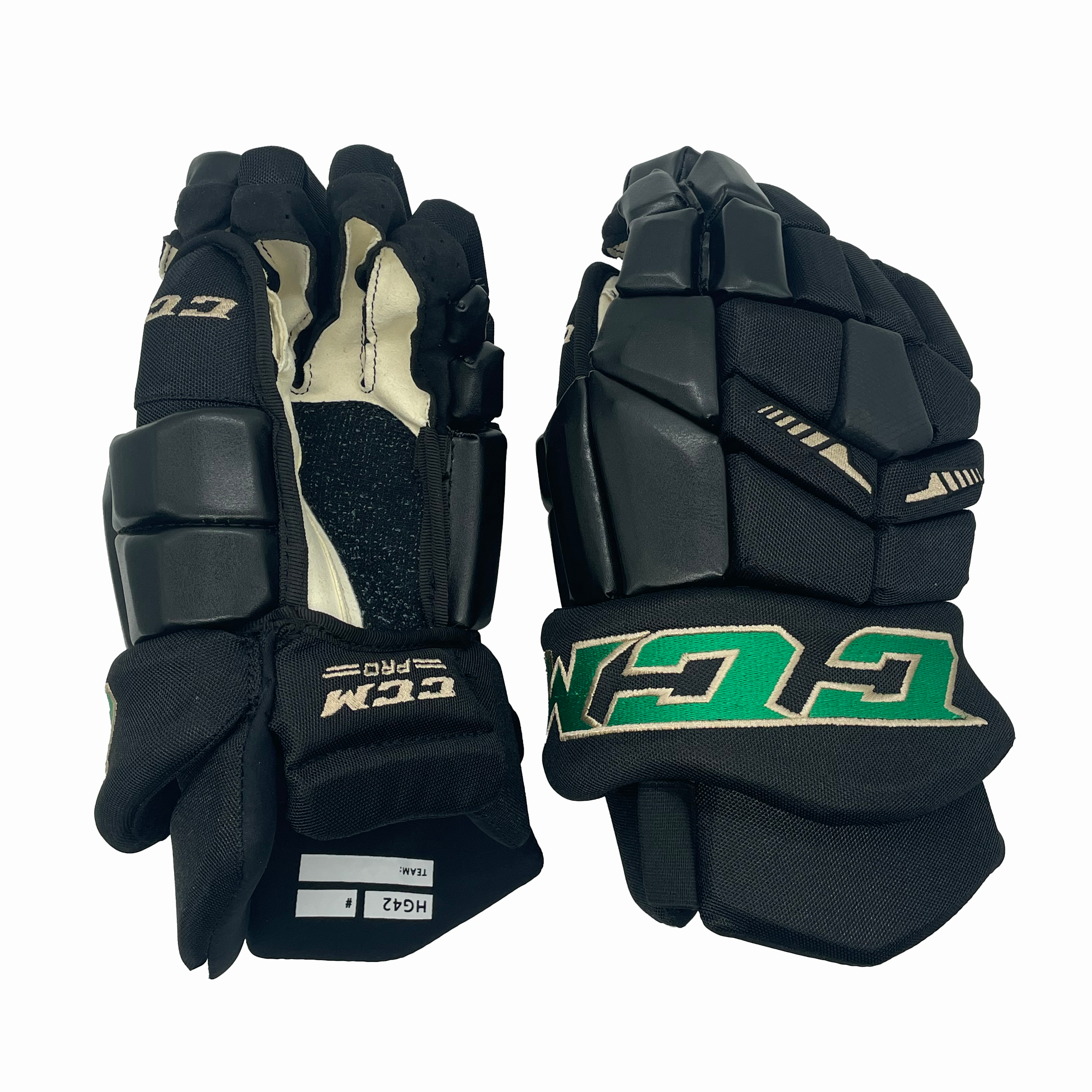 CCM HG42PP - Gant WHL Pro Stock (noir/vert/or)